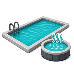 Stylized icon of the Entrada at Moab community swimming pool and year-round hot tub.